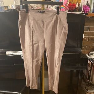 Picadilly Taupe Slim Ankle Pants